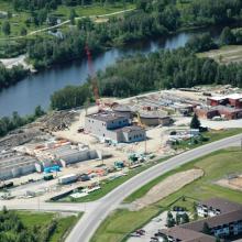 Aerial Overview of Mattagami Water Pollution Control Plant