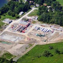 Aerial overview Point Pleasant Water Treatment Plant